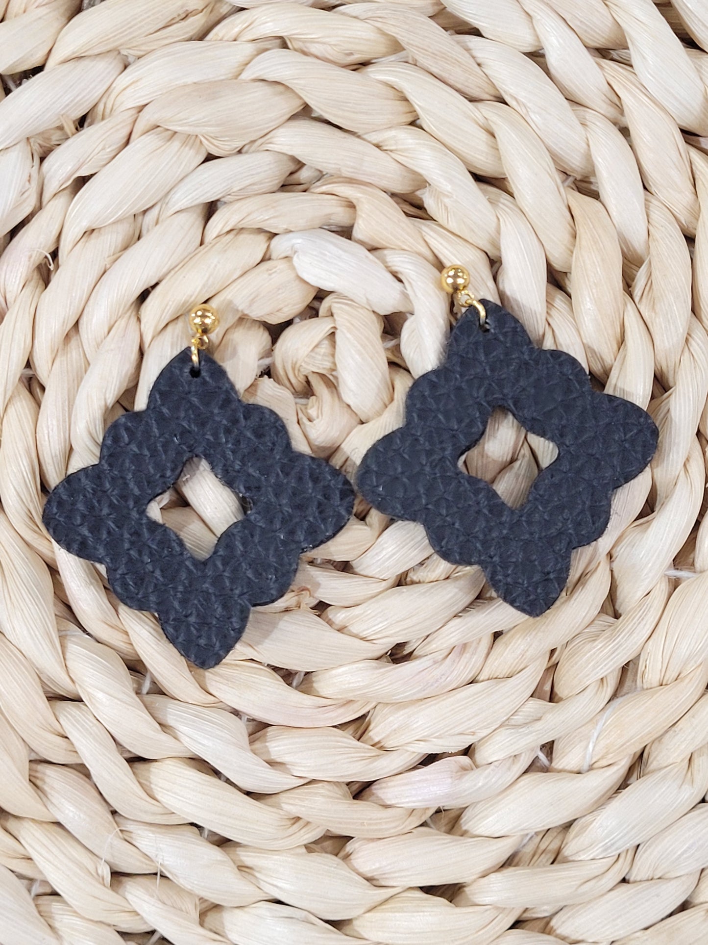 Black Dangle Earrings