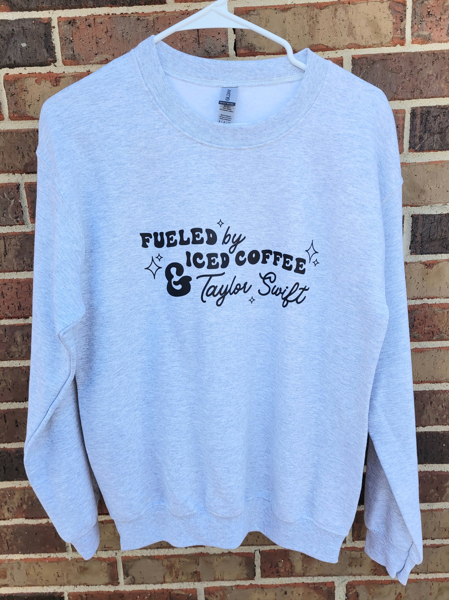 Fueled by Iced Coffee and Taylor Swift Sweatshirt