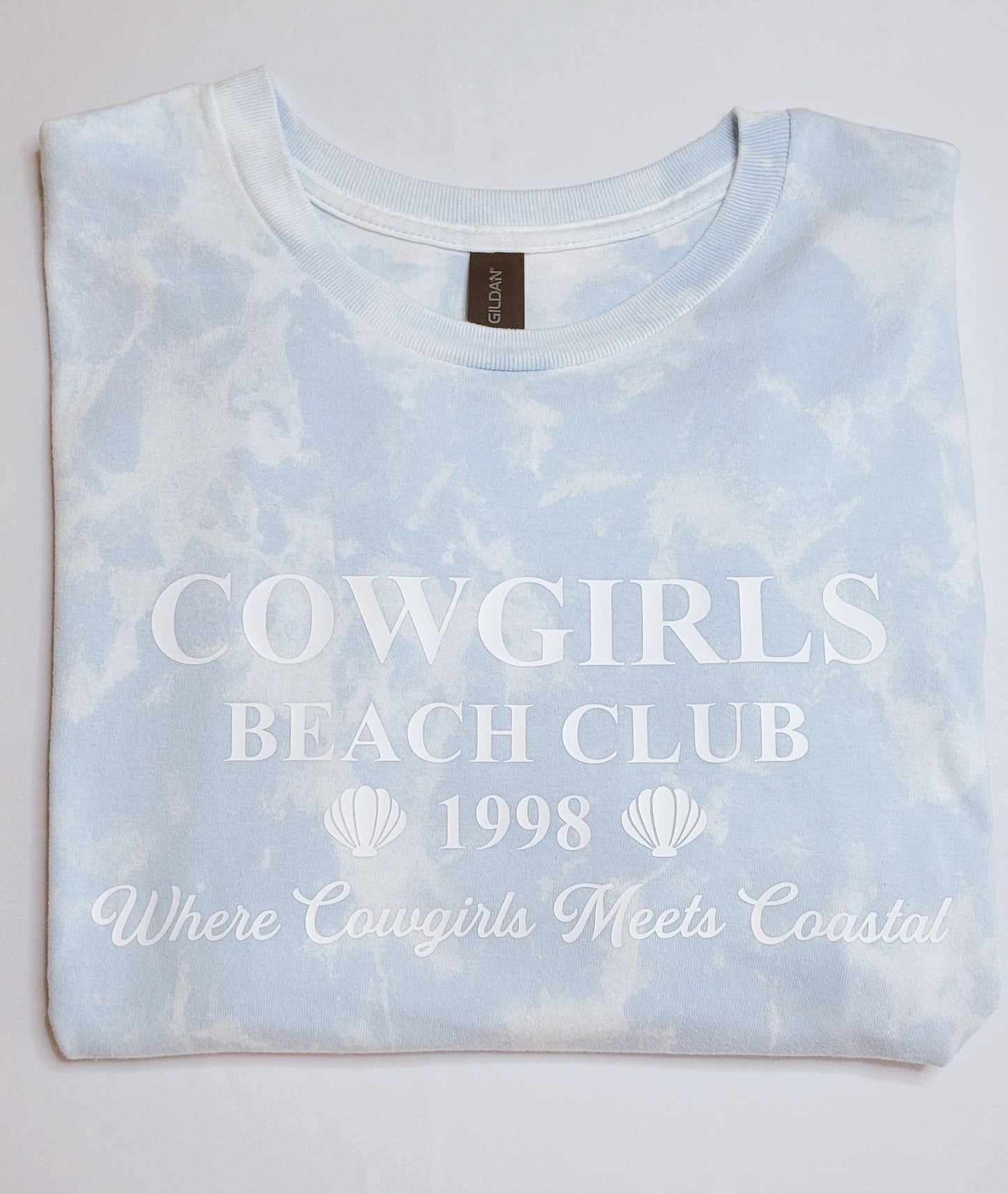 Coastal Cowgirl Reverse Tye-Dye Shirt