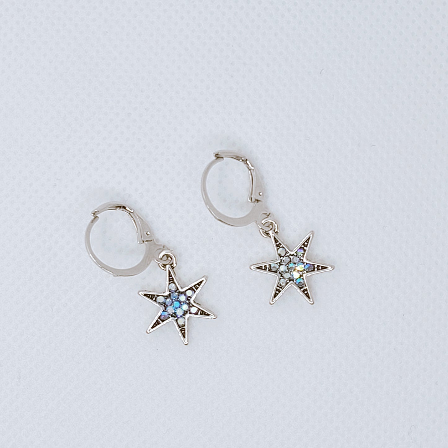 Celestial Silver Star Earrings