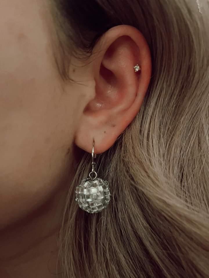 Disco Ball Earrings