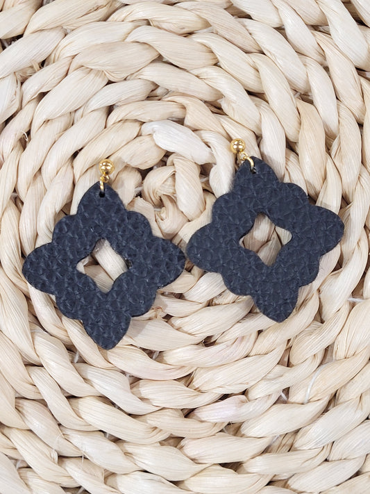 Black Dangle Earrings