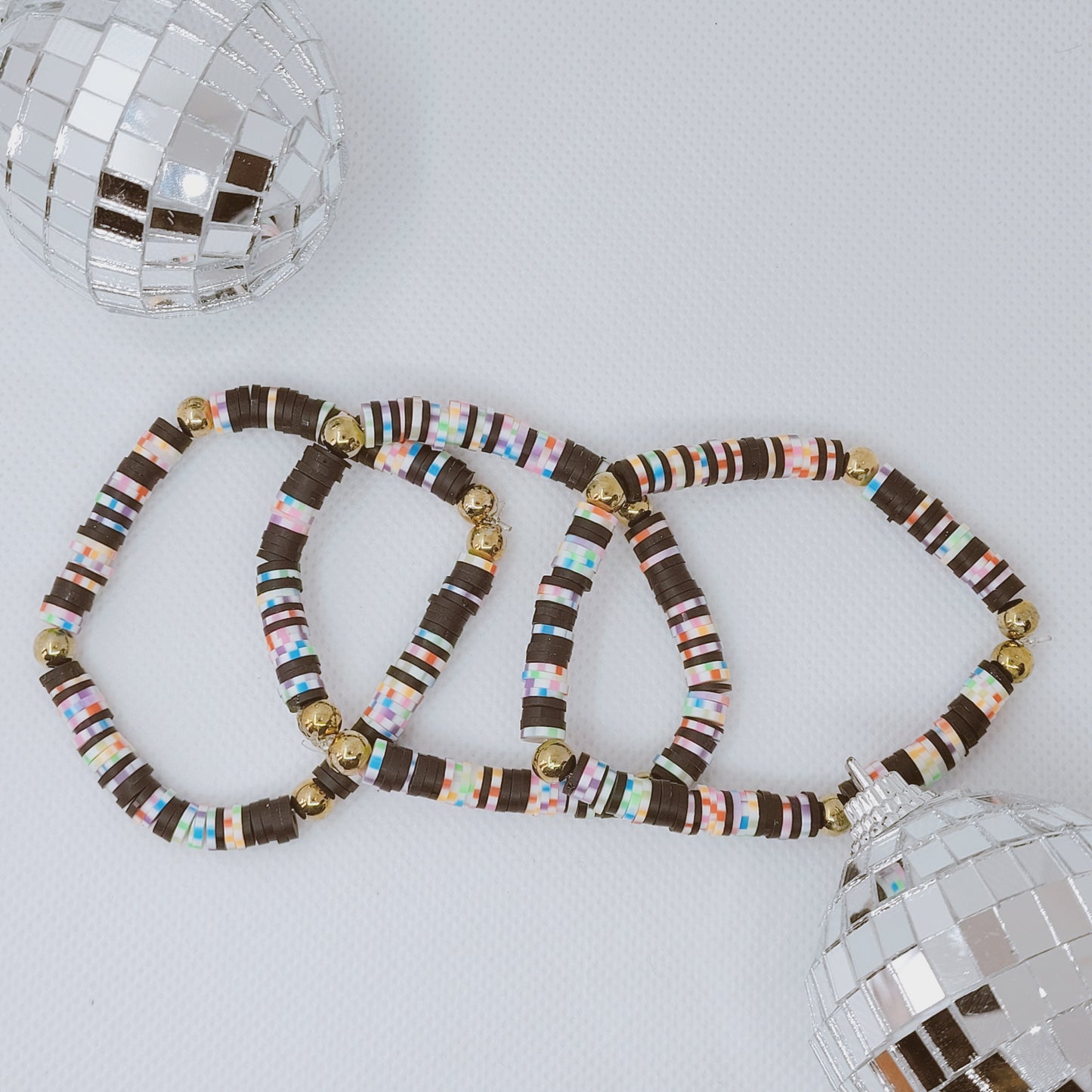 Handmade Clay Bead Bracelets