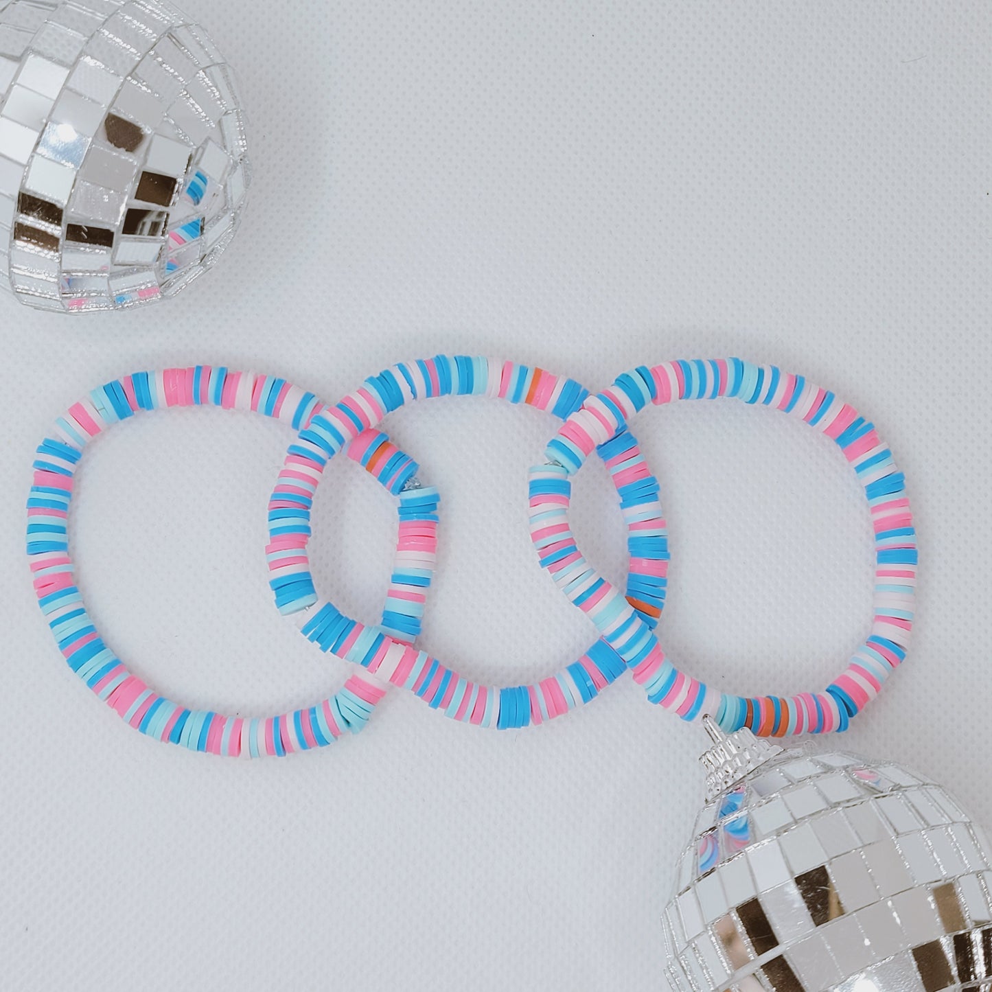 Handmade Clay Bead Bracelets