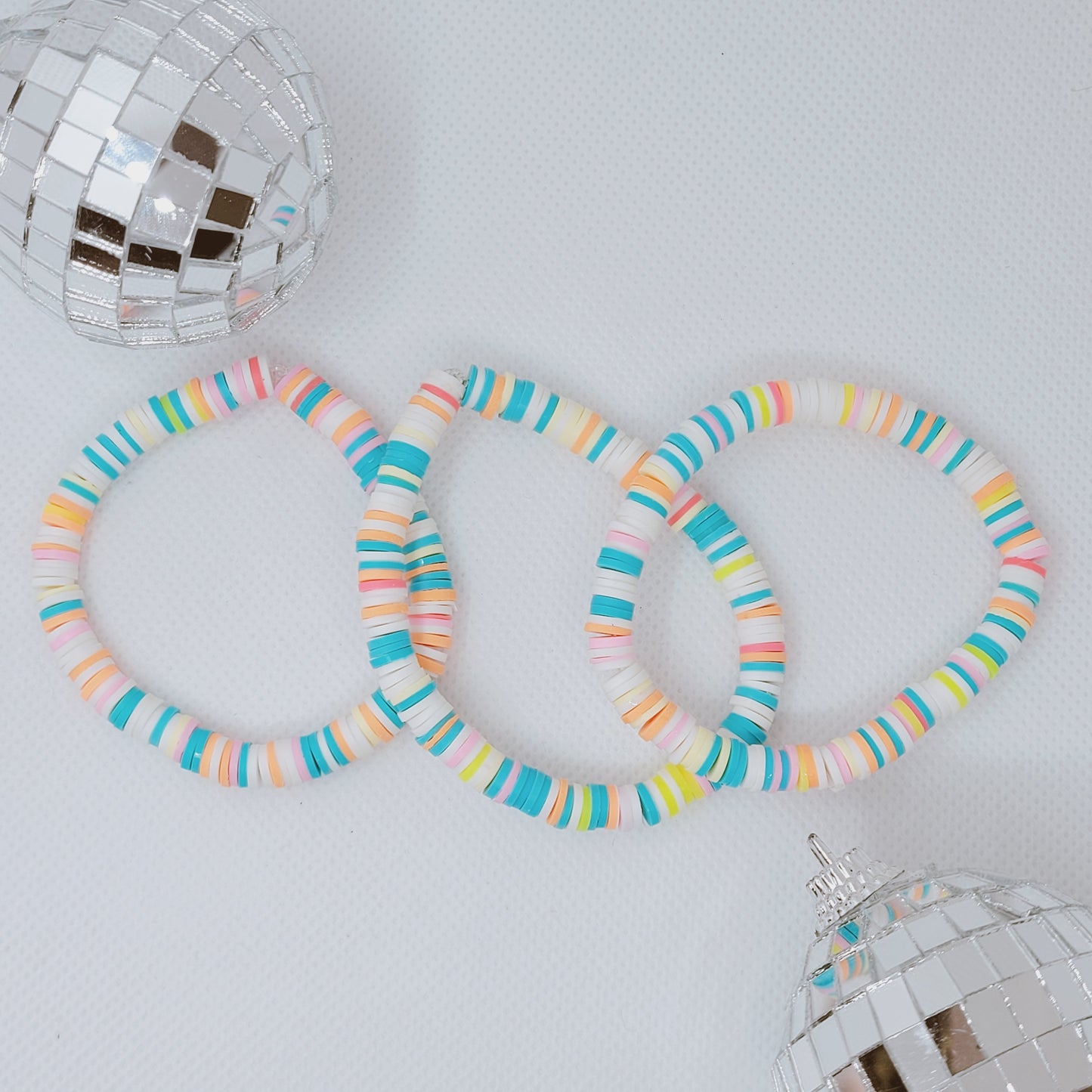 Handmade Clay Bead Bracelets