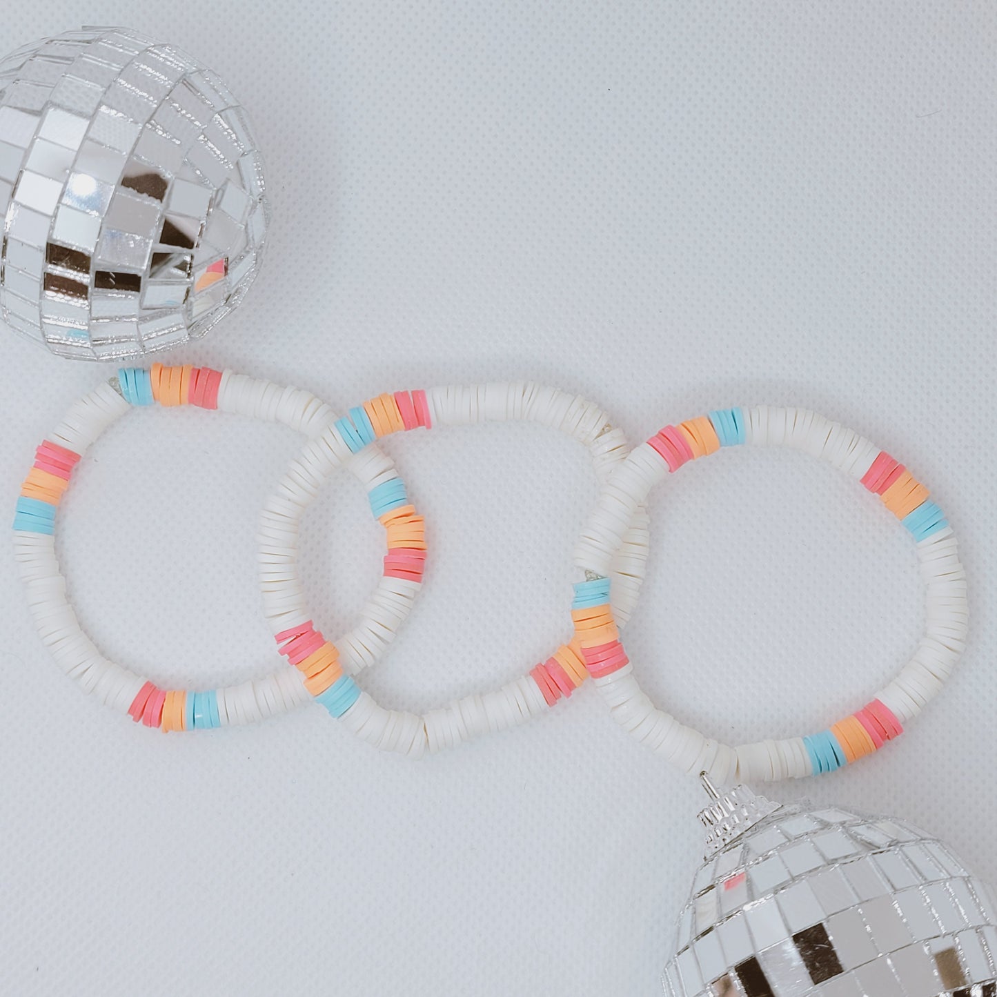 Handmade Clay Bead Bracelets