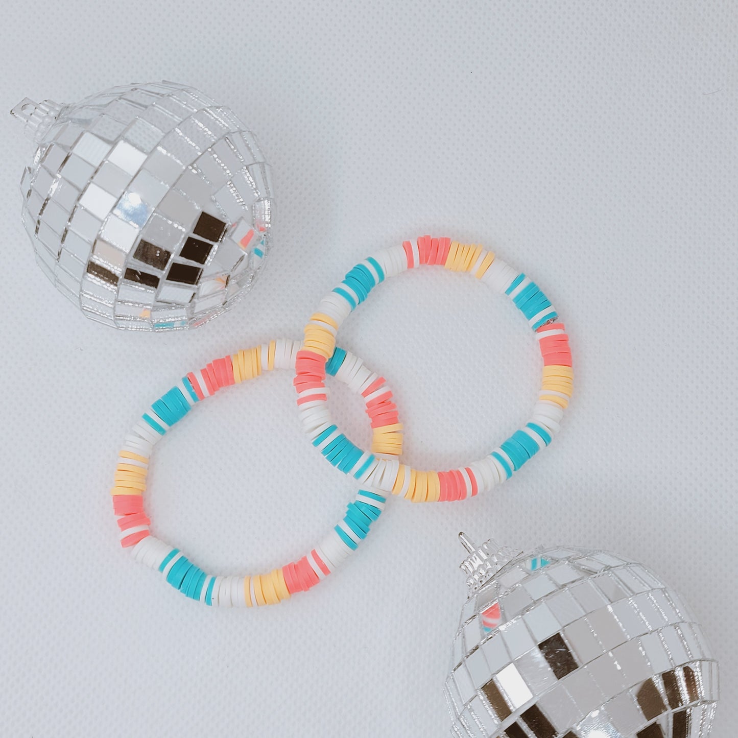 Handmade Clay Bead Bracelets