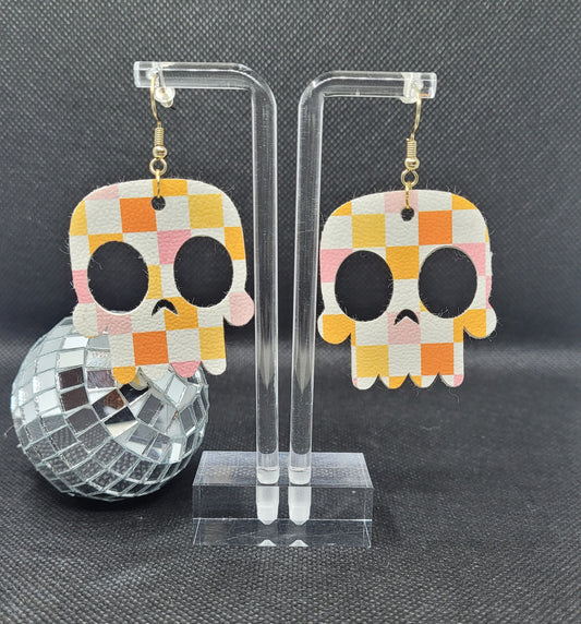 Cute Skull Halloween Earrings