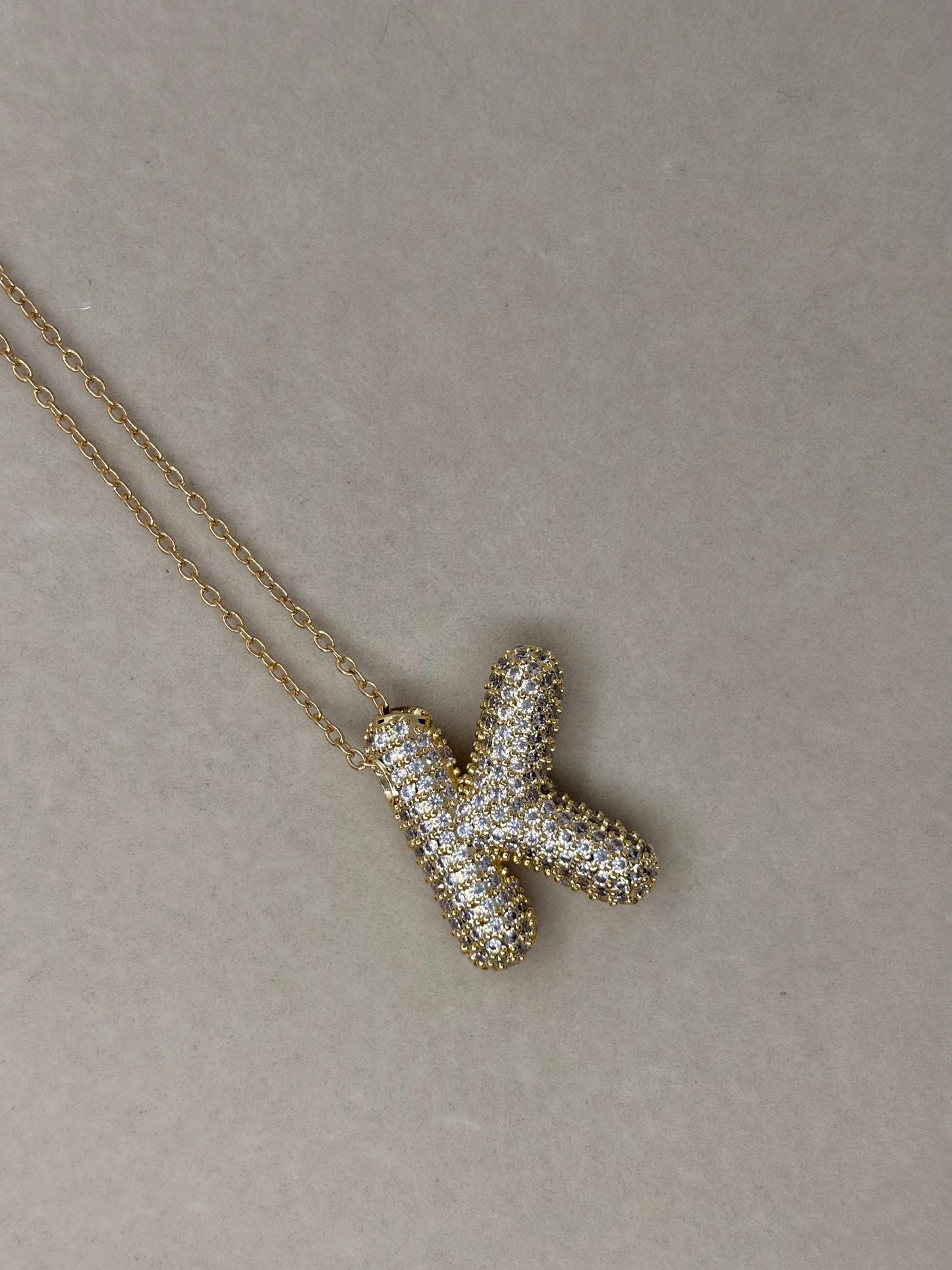 Bubble Letter Necklace