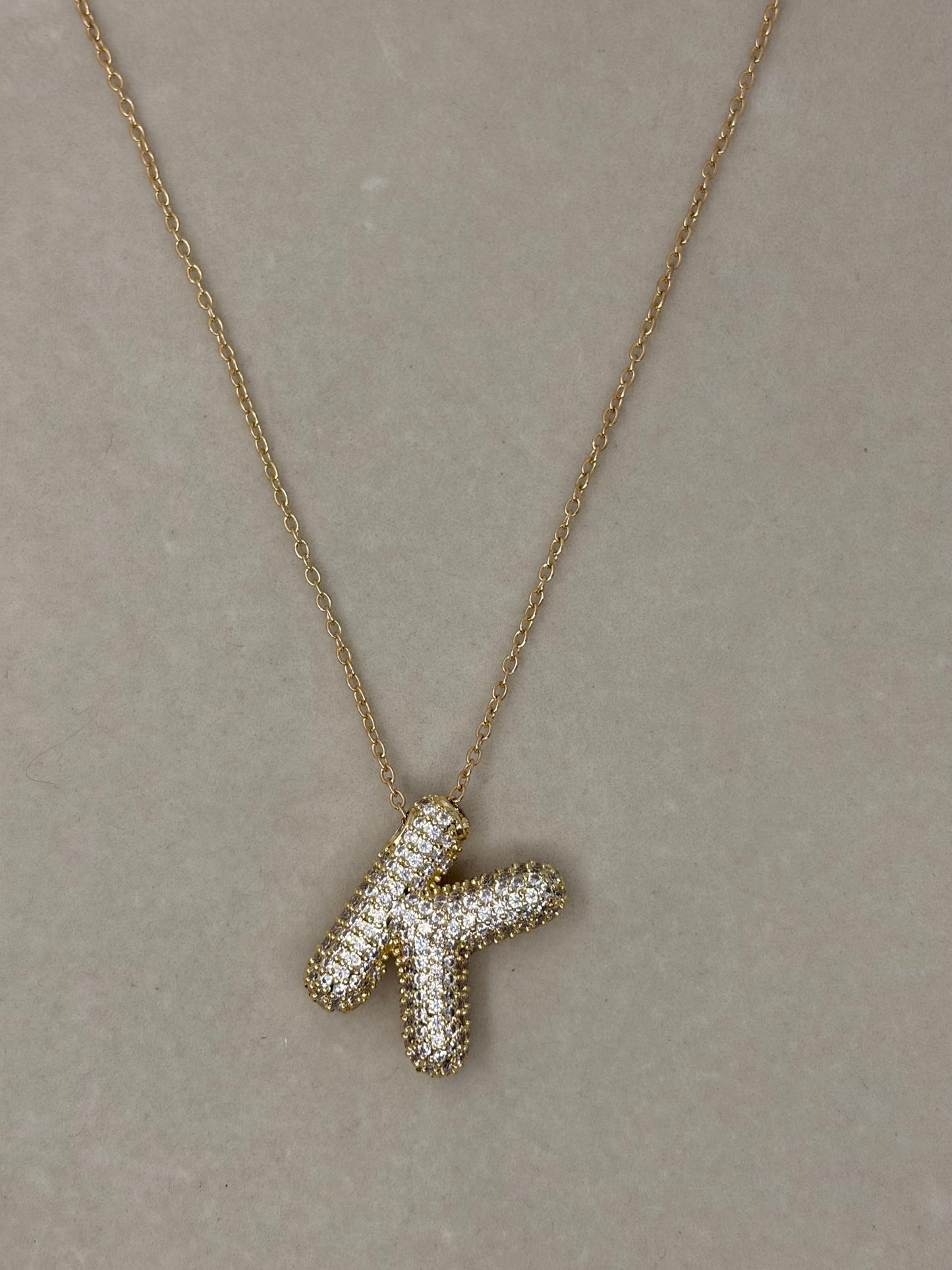 Bubble Letter Necklace