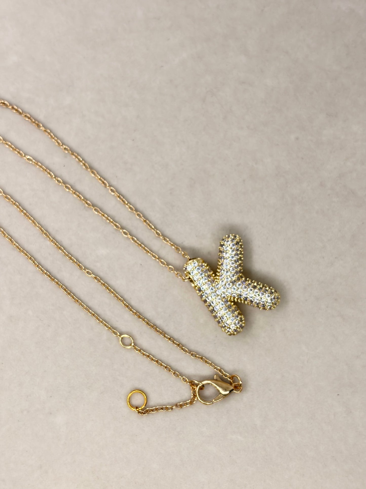 Bubble Letter Necklace