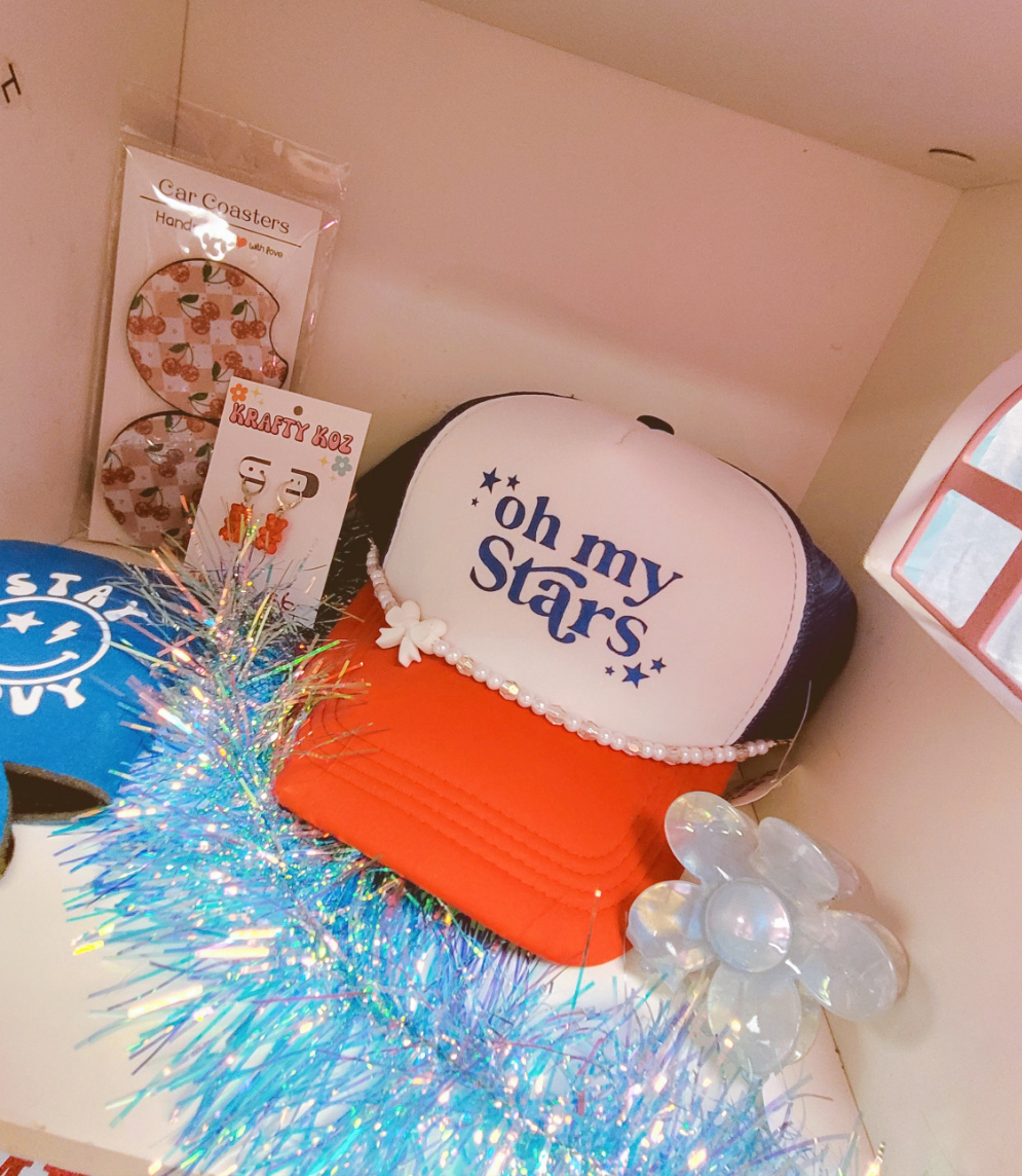 Oh My Stars Cap with Custom Chain