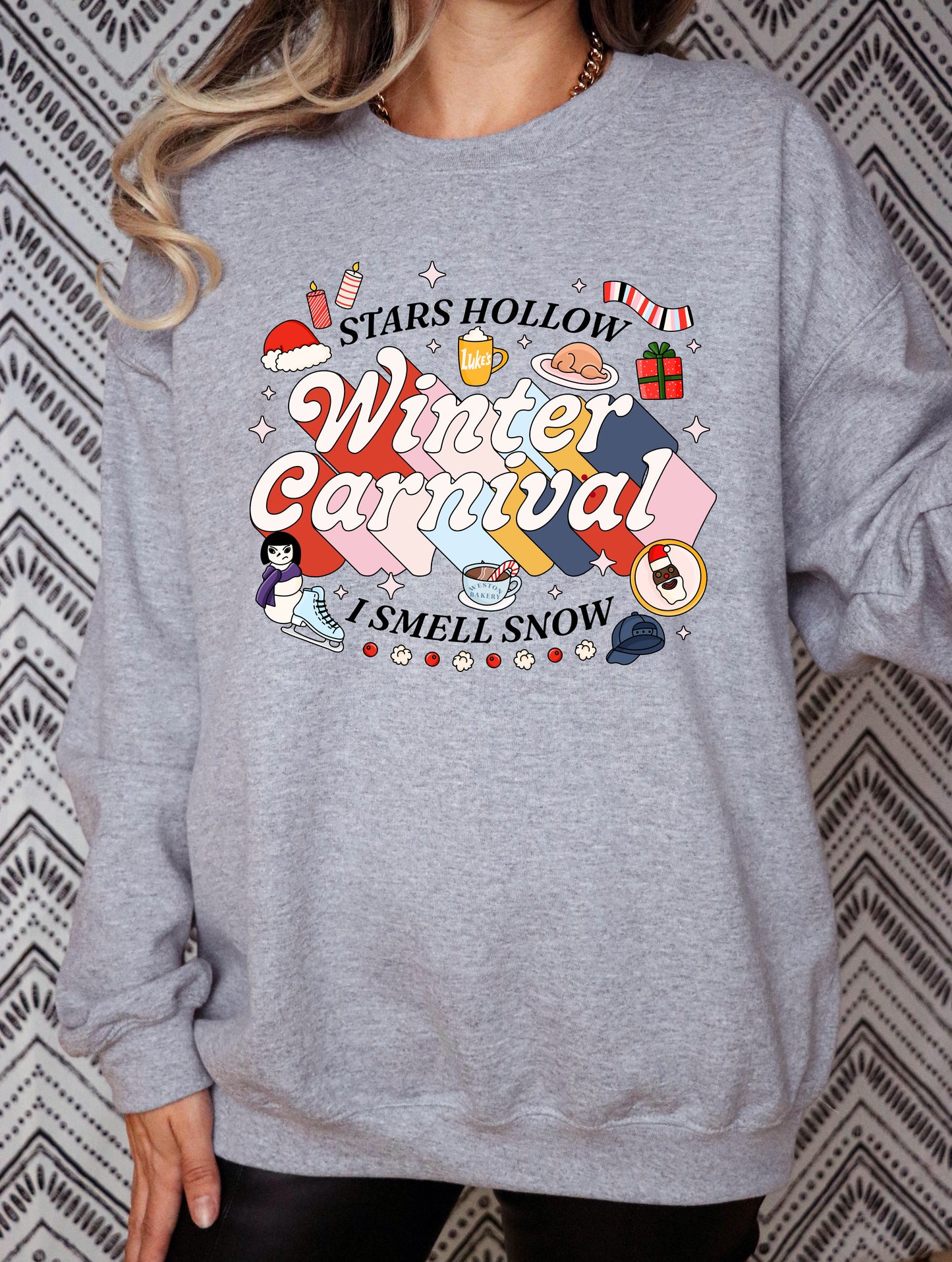 Stars Hollow Winter Carnival Crewneck Sweatshirt