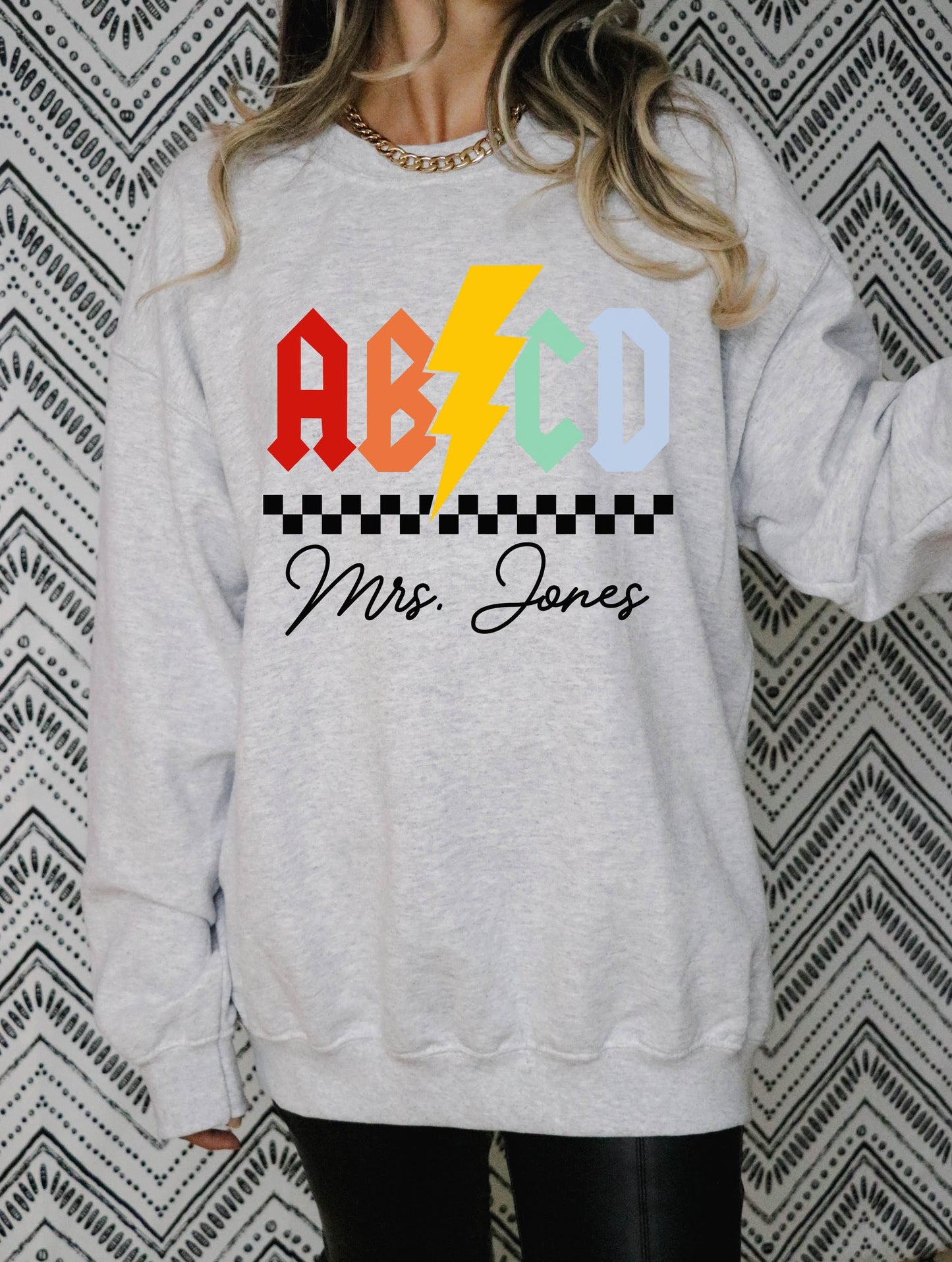 ABCD Rock Teacher Shirt/Sweatshirt