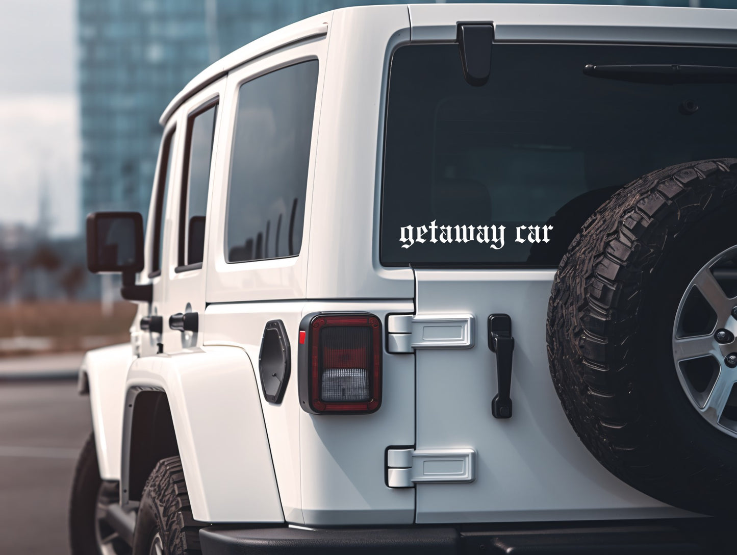 Getaway Car Decal