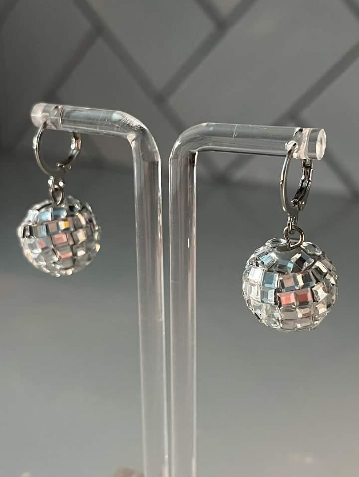 Disco Ball Earrings