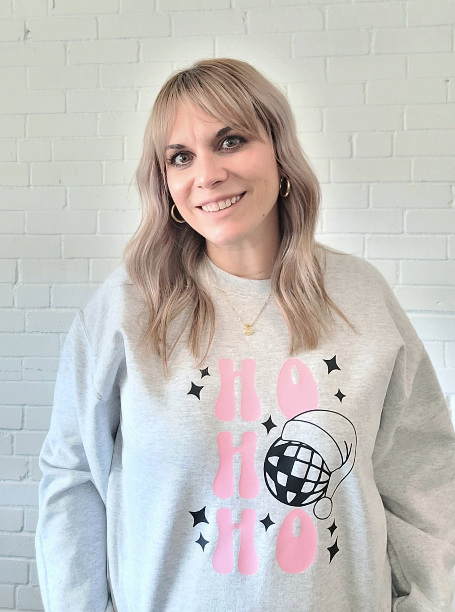Ho Ho Ho Disco Ball Sweatshirt