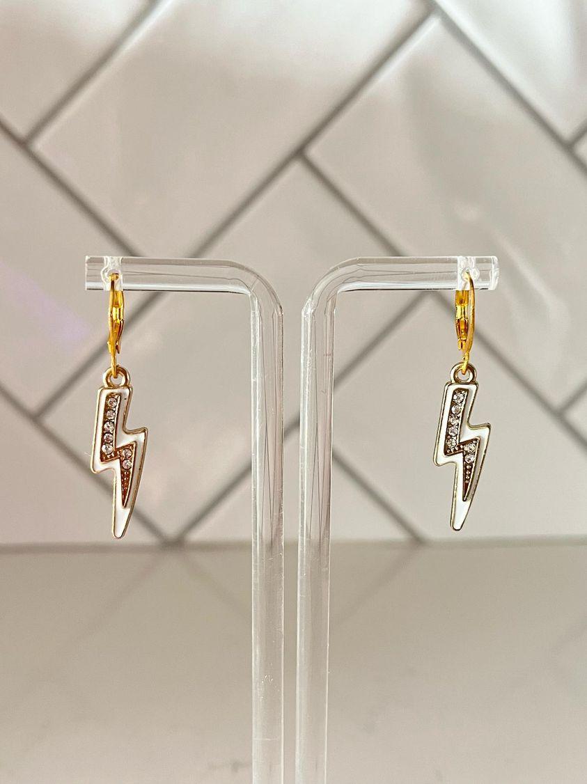 Multi-Color Thunder Bolt Earrings