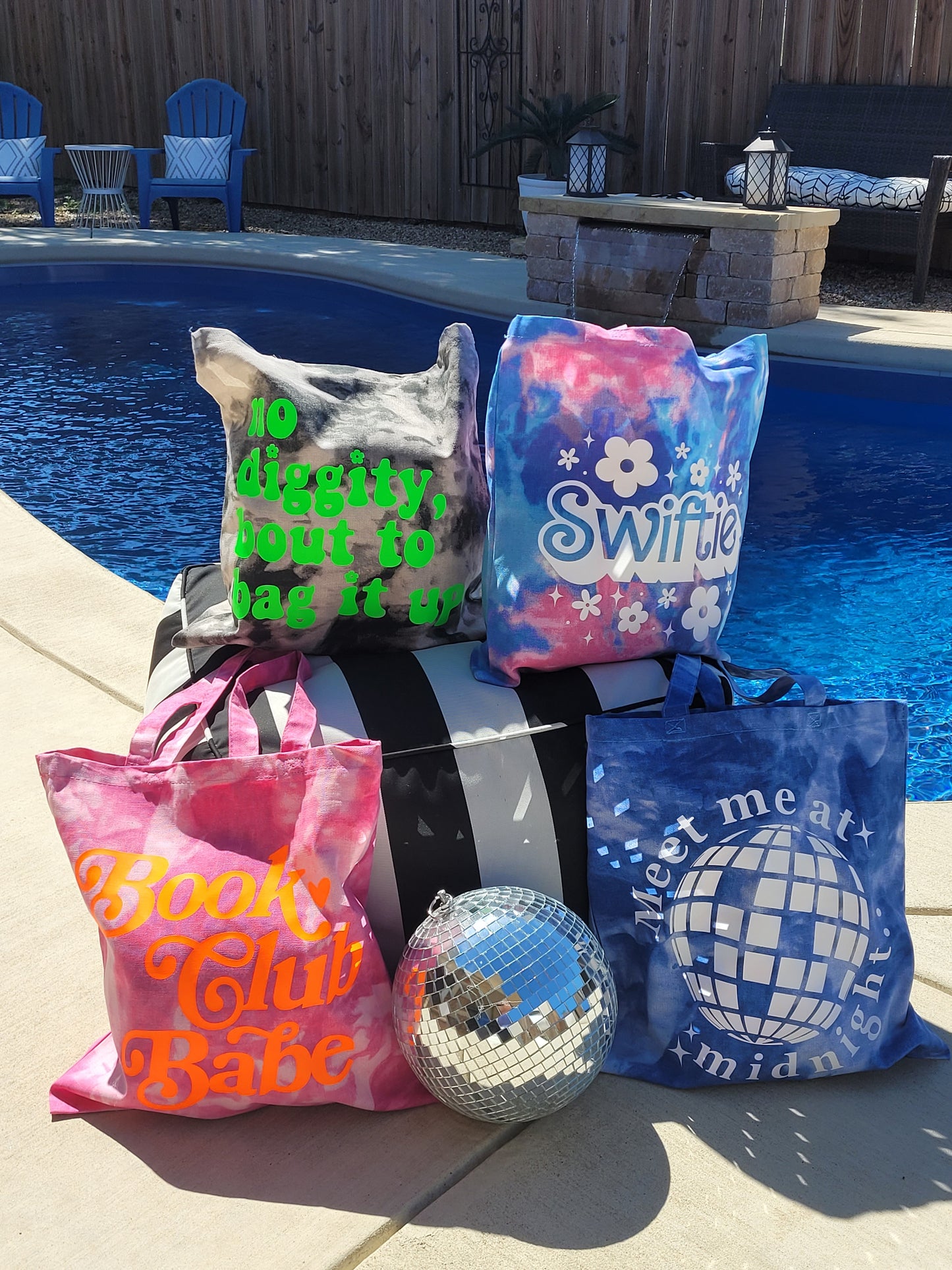 Tie-Dye Canvas Tote Bag