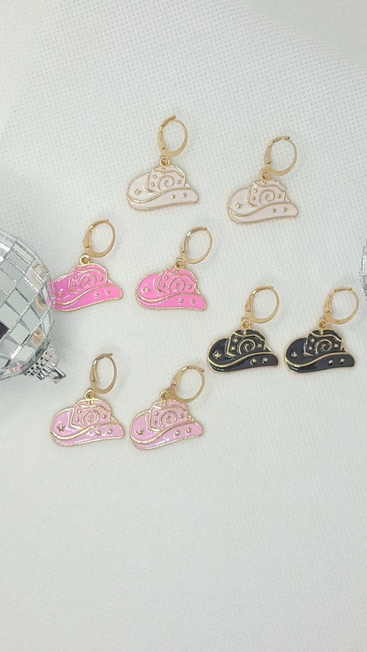 Cowgirl Hat Earrings
