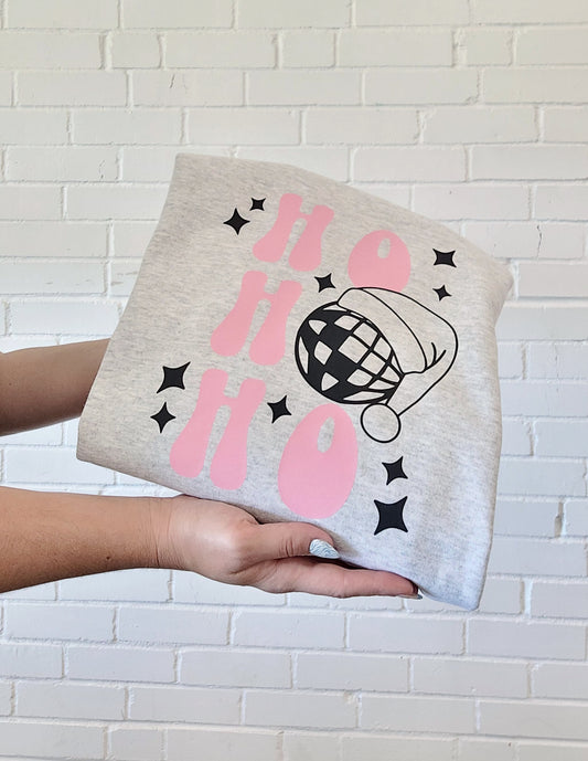 Ho Ho Ho Disco Ball Sweatshirt