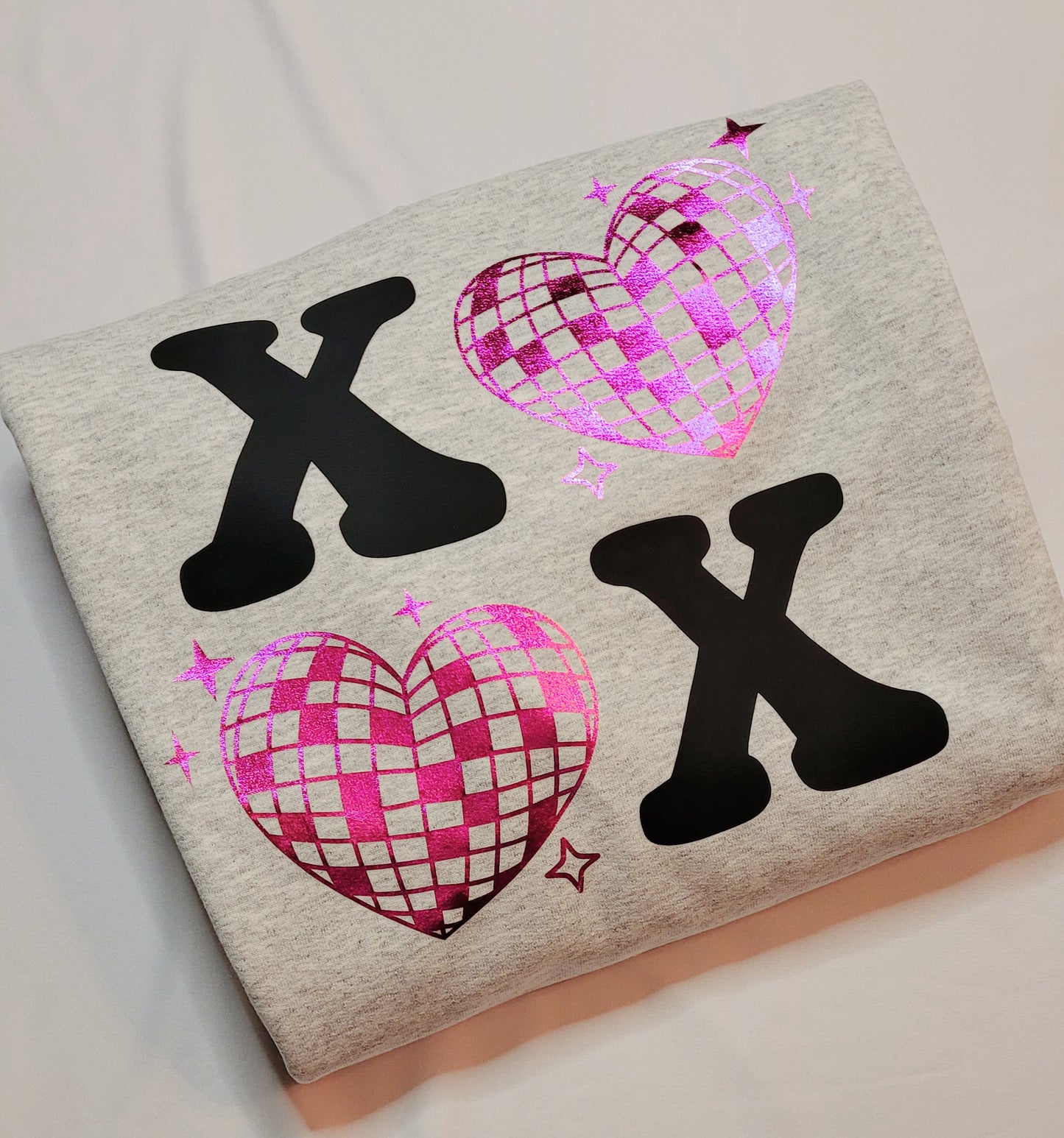 XOXO Heart Disco Sweatshirt