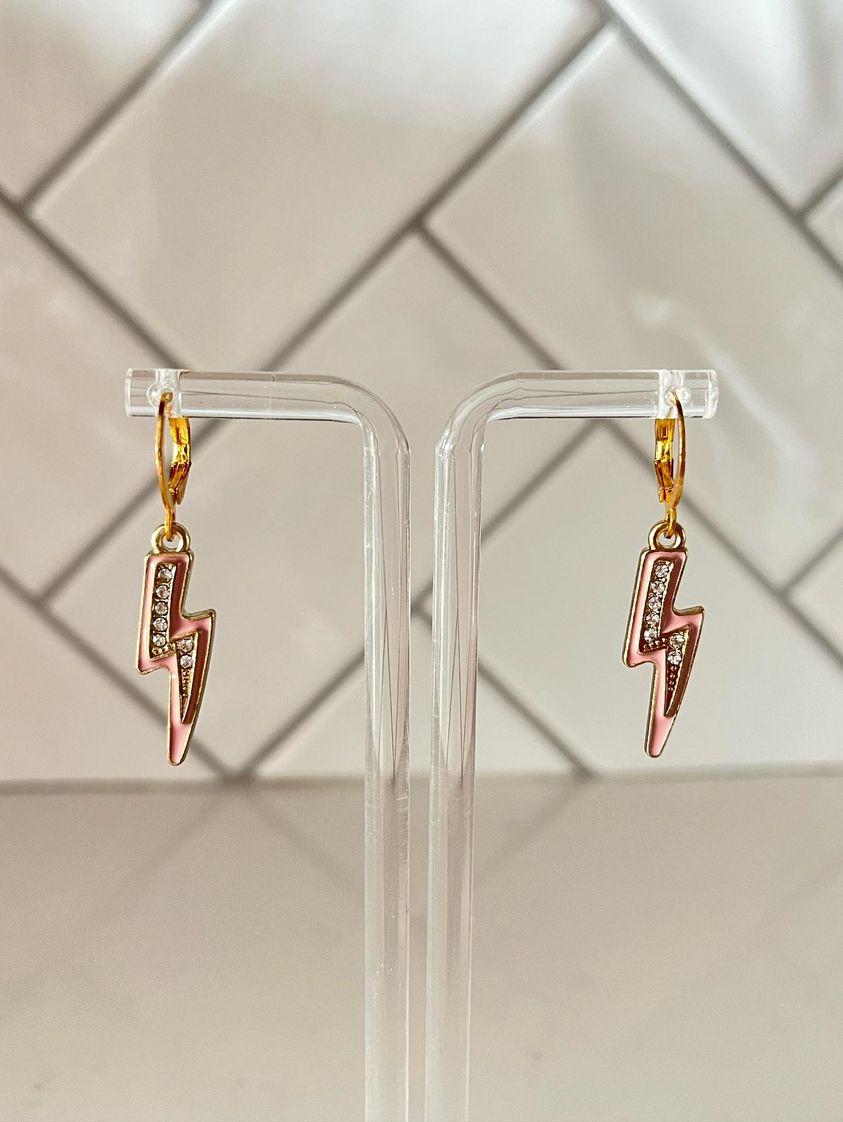 Multi-Color Thunder Bolt Earrings