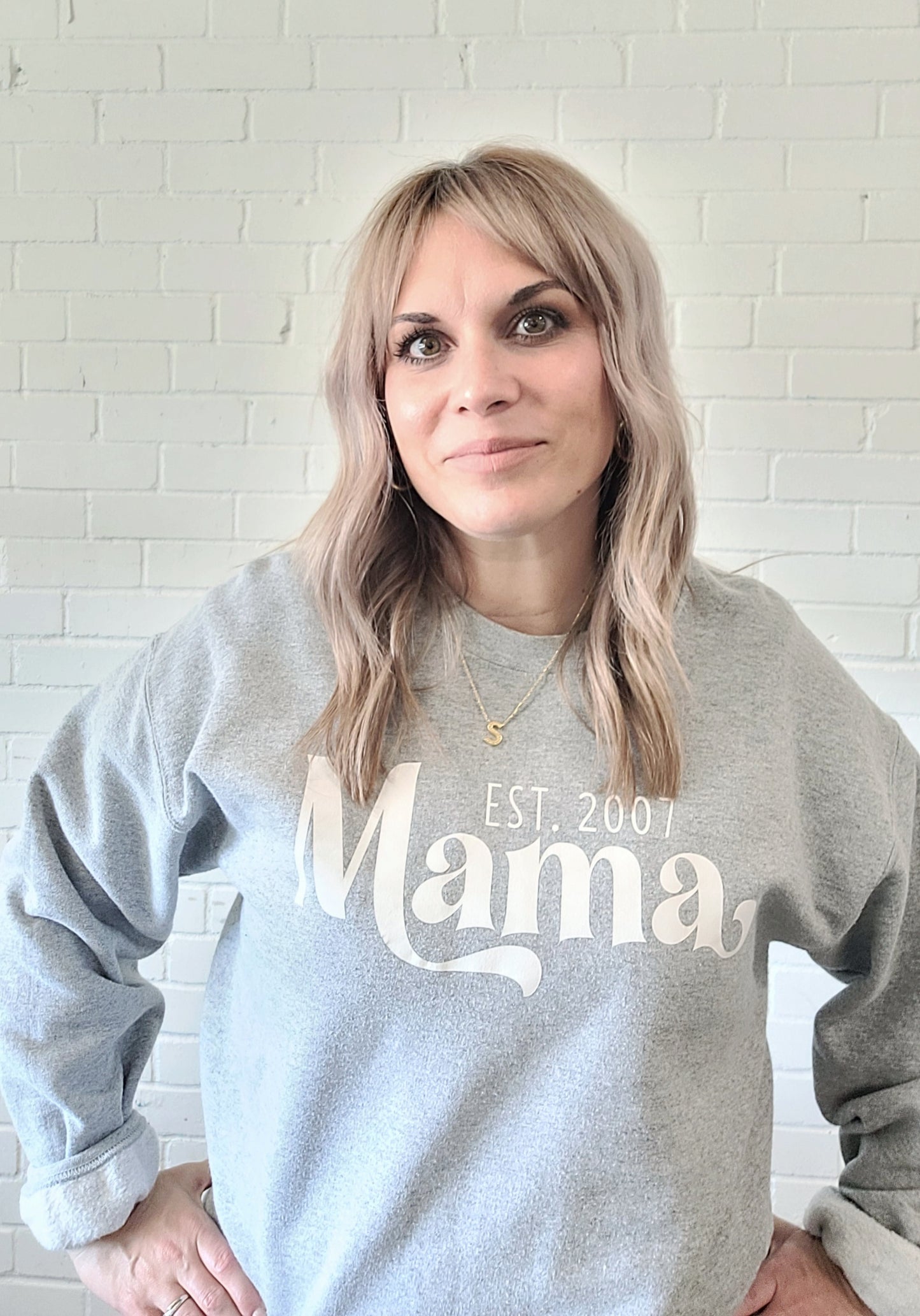 "Mama" Est. Custom Sweatshirt