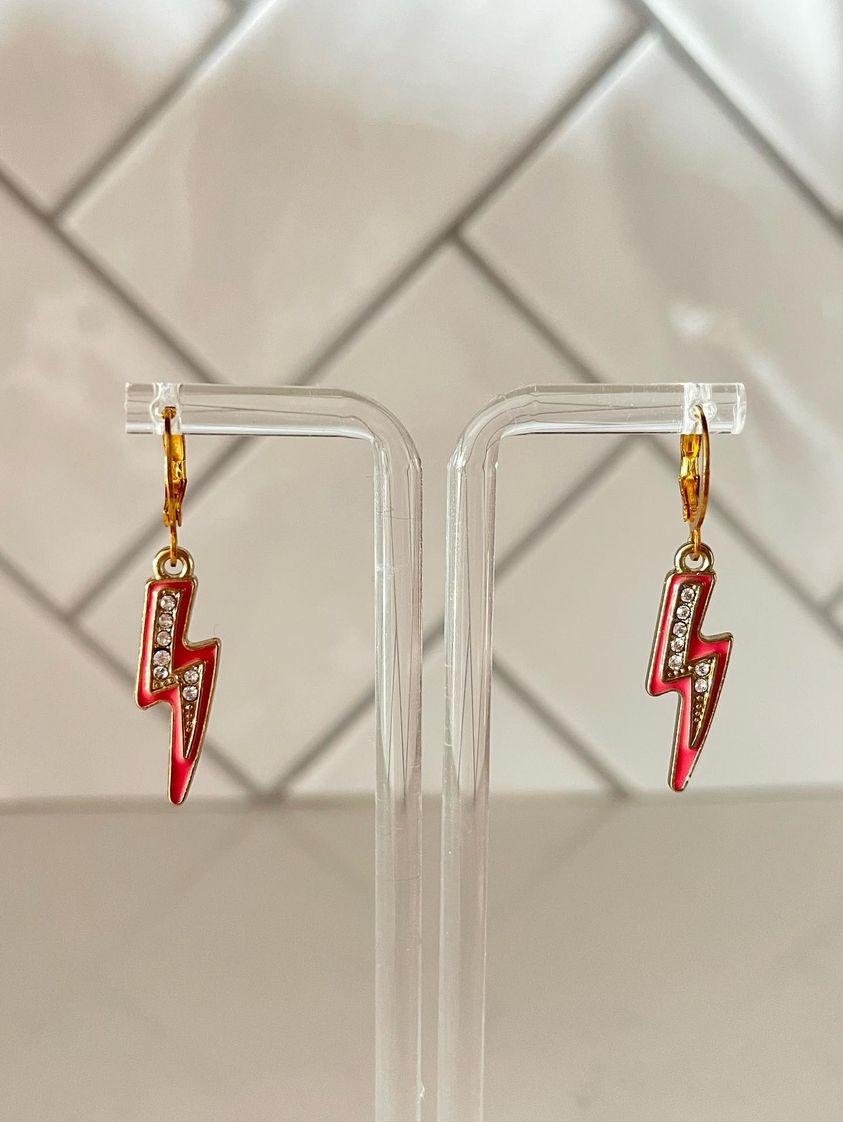 Multi-Color Thunder Bolt Earrings